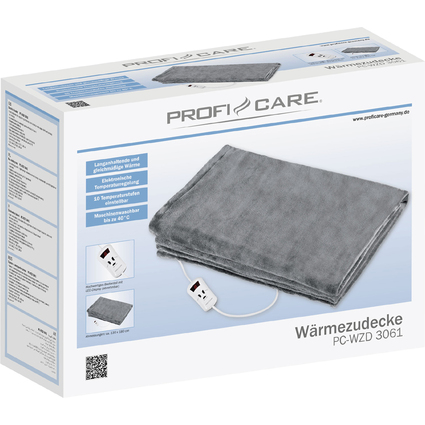 PROFI CARE Couverture chauffante PC-WZD 3061, gris