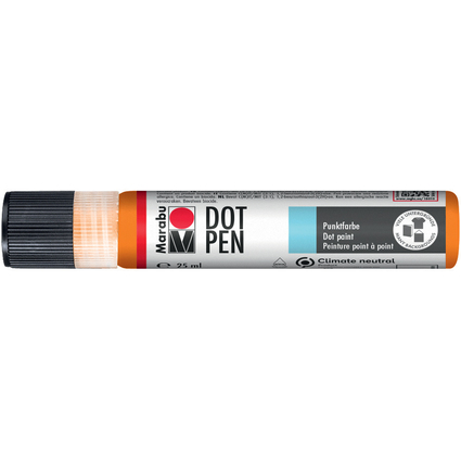 Marabu Peinture point  point Dot Pen, 25 ml, orange