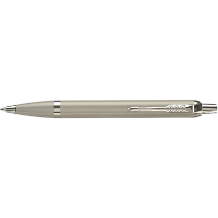 PARKER Stylo  bille rtractable IM Monochrome, Champagne