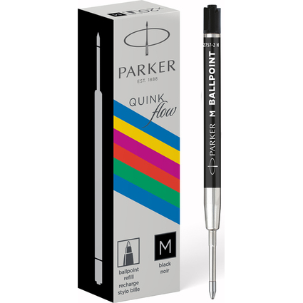 PARKER Recharge pour stylo  bille QUINKflow ECO, noir