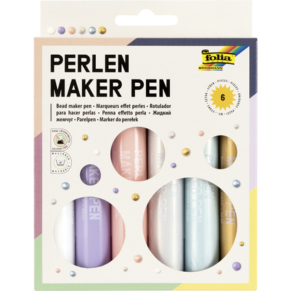 folia Marqueur effet perle maker Pen, assorti