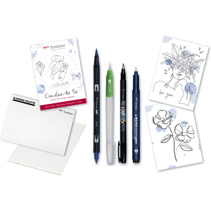 Tombow Kit One Line Art, 9 pices