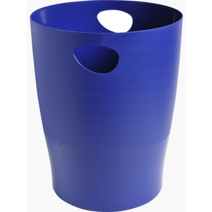 EXACOMPTA Corbeille  papier ECOBIN, PP, 15 litres, bleu