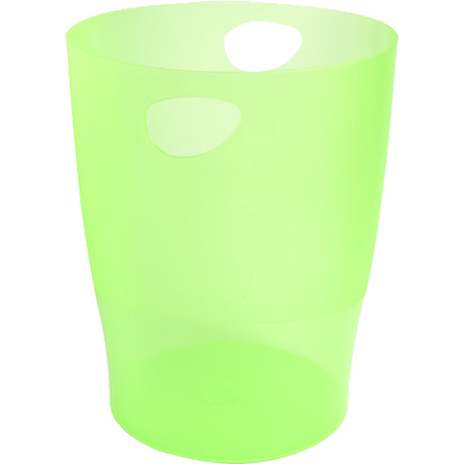 EXACOMPTA Corbeille  papier ECOBIN, 15 litres, vert pomme