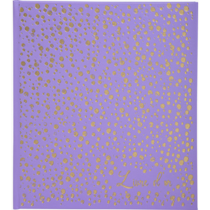 EXACOMPTA Livre d'or Plum, 210 x 190 mm, violet / dor