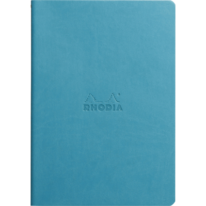 RHODIA Carnet piqre textile RHODIARAMA, A5, lign