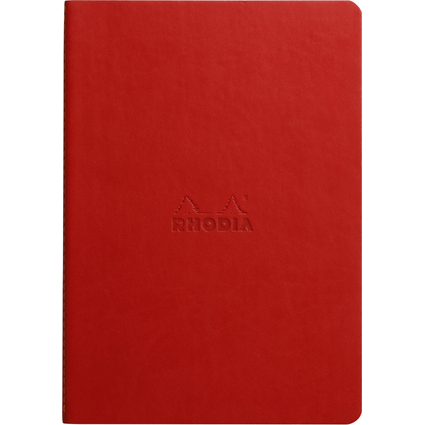 RHODIA Carnet piqre textile RHODIARAMA, A5, lign