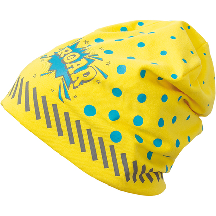 ROTH Bonnet jersey pour enfants ReflActions "Roar", jaune