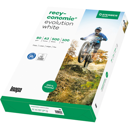 tecno Papier multifonction Recyconomic Evolution White, A3