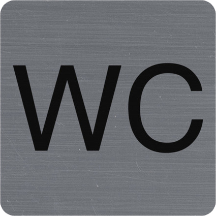 EXACOMPTA Plaque de signalisation "WC"