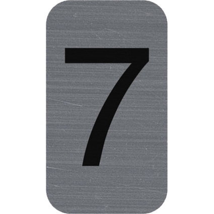 EXACOMPTA Plaque de signalisation chiffres "7", 25 x 44 mm