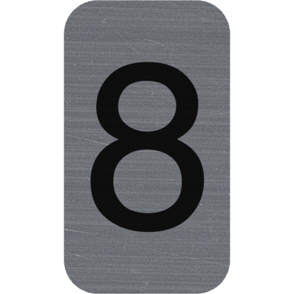 EXACOMPTA Plaque de signalisation chiffres "8", 25 x 44 mm