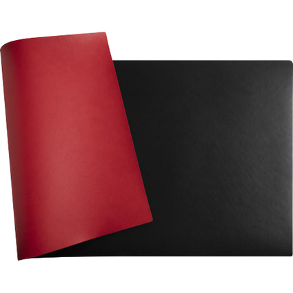 EXACOMPTA Sous-mains, 350 x 600 mm, noir / rouge
