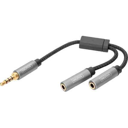 DIGITUS Rpartiteur audio, jack mle 3,5 mm -