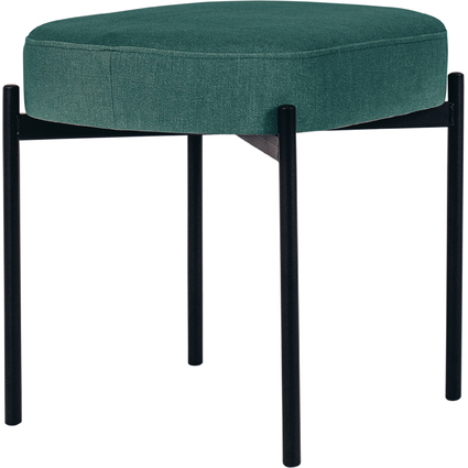 PAPERFLOW Tabouret GAIA, taille S, habillage tissu, vert