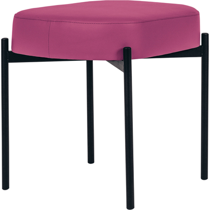 PAPERFLOW Tabouret GAIA, taille S, habillage similicuir