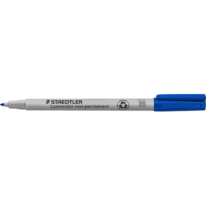 STAEDTLER Marqueur non permanent 315M Lumocolor, bleu