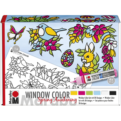 Marabu Set Window Color Fun and Fancy "Spring Awakening"