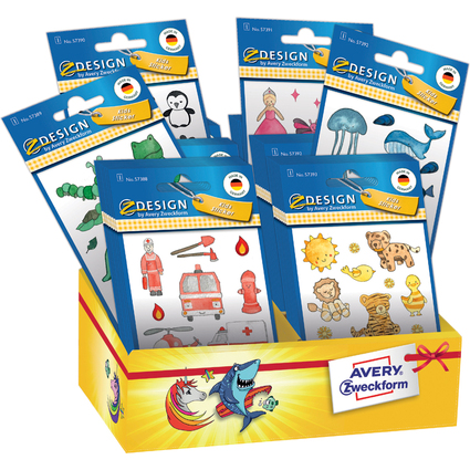 AVERY Zweckform ZDesign KIDS Papier micac, assortiment