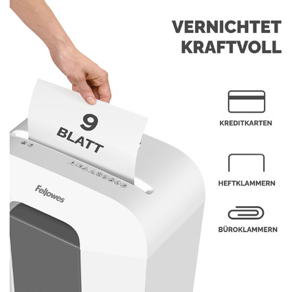Fellowes Destructeur de documents Powershred LX50, blanc