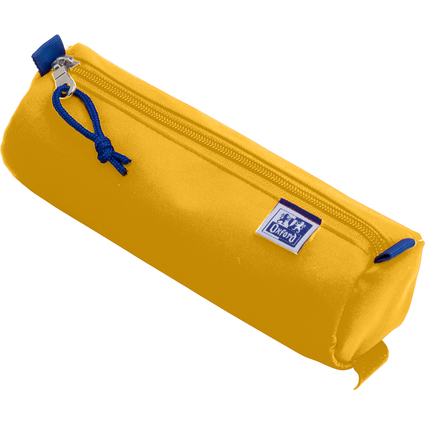 Oxford Trousse ronde, polyester, rond, grand, jaune