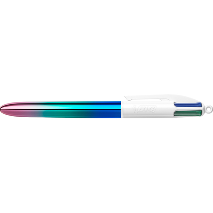 BIC Stylo  bille rtractable 4 Colours Gradient, assorti