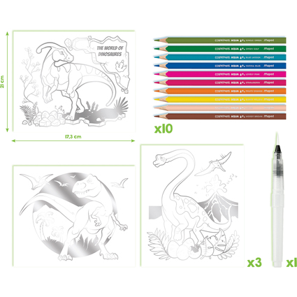 Maped Creativ Kit aquarelle AQUA ART "DINOSAURES"