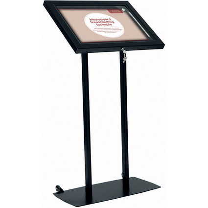 EUROPEL Vitrine pour menu,  pose libre, 2 x A4