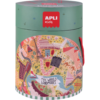 APLI kids Puzzle circulaire "Les monuments", 48 pices