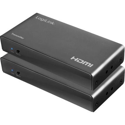 LogiLink Kit d'extension HDMI via LAN/KVM/2xUSB-A/1080p/HDCP