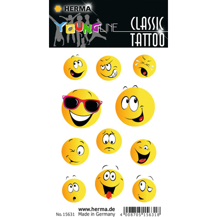 HERMA Tatouage CLASSIC "Happy Face"