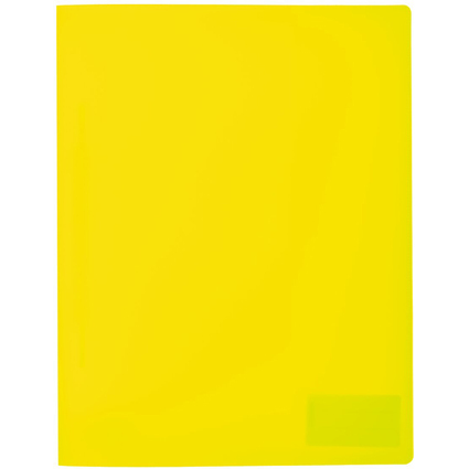 HERMA Chemise  lamelle, en PP, A4, jaune fluo