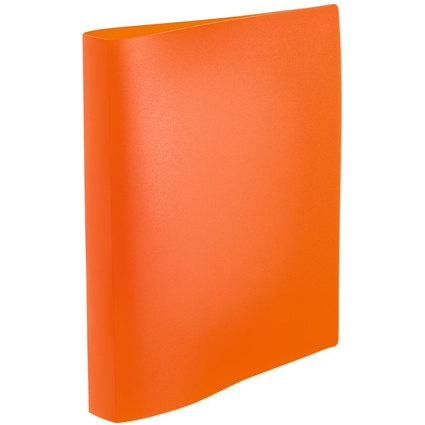 HERMA Classeur  anneaux, A4, 2 anneaux, orange fluo