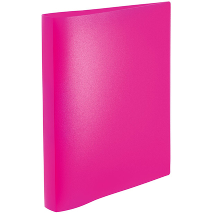 HERMA Classeur  anneaux, A4, 2 anneaux, rose fluo