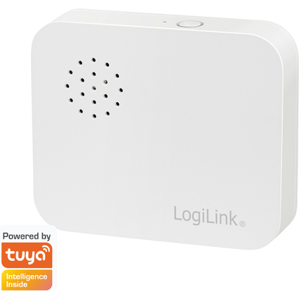 LogiLink Dtecteur de vibration Smart Wi-Fi, blanc