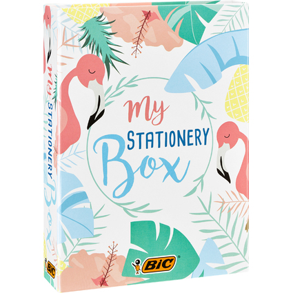 BIC Kit de dessin "My Stationery Box" avec carnet de notes