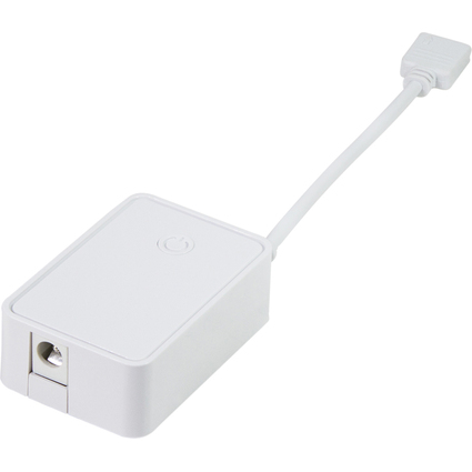 LogiLink Contrleur RGB WiFi Smart, compatible Tuya, blanc