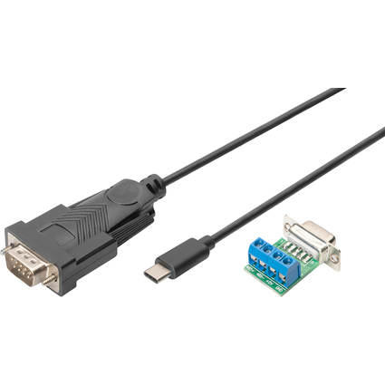 DIGITUS Adaptateur srie USB-C, USB-C - RS485