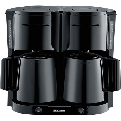 SEVERIN Cafetire lectrique duo KA 9315, noir