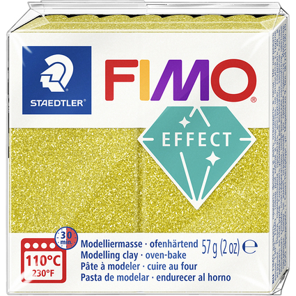 FIMO Pte  modeler EFFECT, or paillet, 57 g