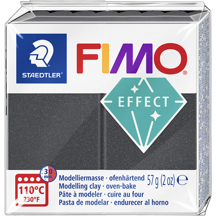 FIMO Pte  modeler EFFECT, gris mtallis, 57 g