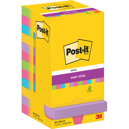 Post-it Bloc-note adhsif Super Sticky Notes, 76 x 76 mm