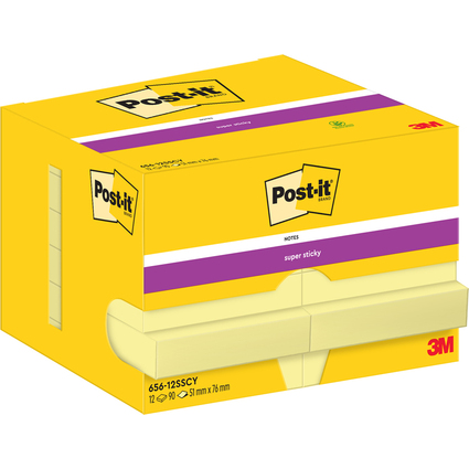 Post-it Bloc-note adhsif Super Sticky Notes, 51 x 76 mm