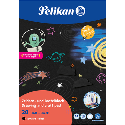 Pelikan Bloc  dessins C4/20, A4, 120 g/m2, 20 feuilles