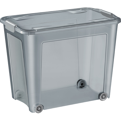 CEP Bote de rangement SHADOW, avec roues, 67 litres