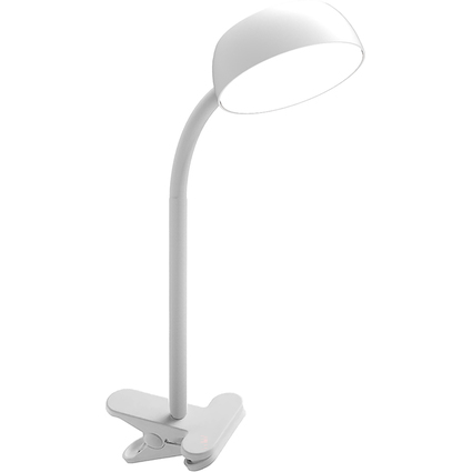 UNiLUX Lampe LED avec pince de fixation SAMY, blanc