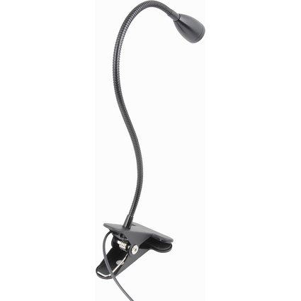 UNiLUX Lampe LED avec pince de fixation SNOKE, noir