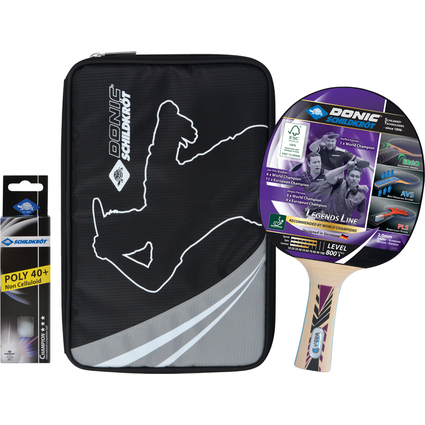 DONIC SCHILDKRT Kit cadeau tennis de table Legends 800