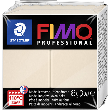 FIMO PROFESSIONAL Pte  modeler,  cuire au four, beige