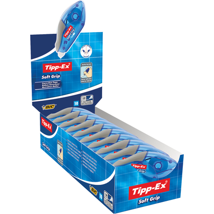 Tipp-Ex Roller correcteur Soft Grip, 4,2 mm x 10 m